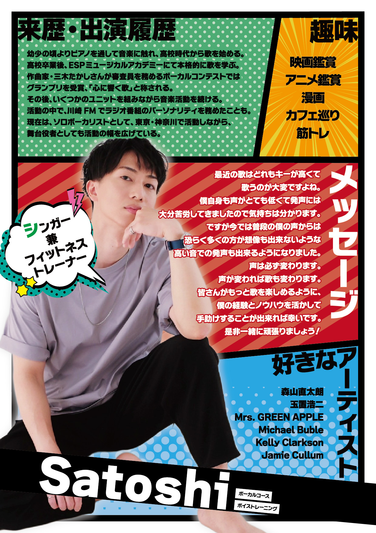 Satoshi先生プロフィール