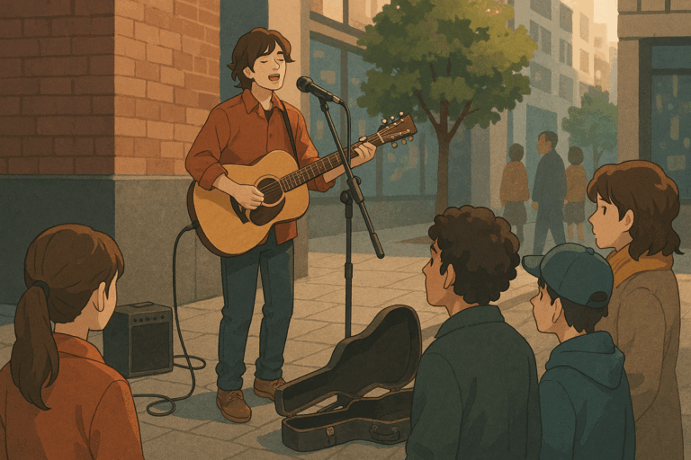 🎤ストリートライブで観客の心を掴む！プロが教える効果的なトーク術とMC技術完全ガイド🎵