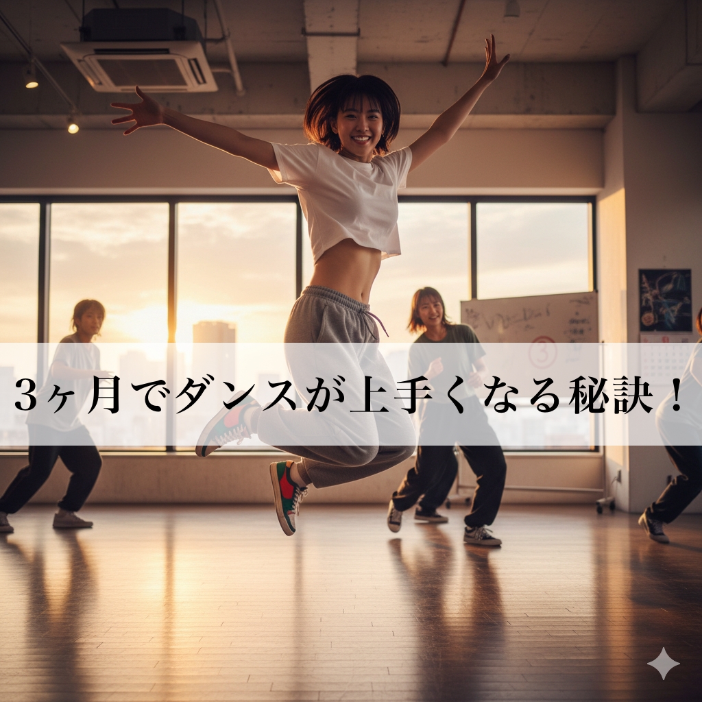 【ダンス初心者必見！】ダンス未経験者が3ヶ月で踊れるようになる秘訣！