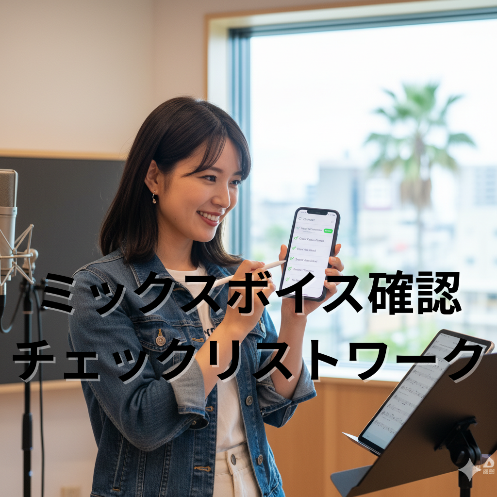 【鹿児島中央校】ミックスボイス確認チェックリストワーク🎶