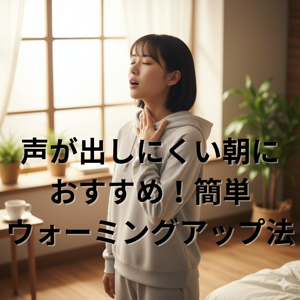 【ナユタス鹿児島中央校】声が出しにくい朝におすすめ！簡単ウォーミングアップ法☀️🎶