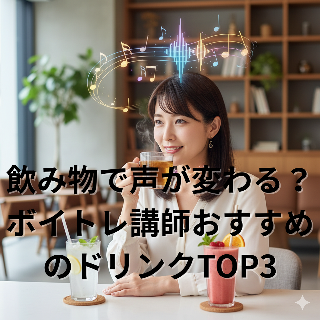 🌸**飲み物で声が変わる？ボイトレ講師おすすめのドリンクTOP3【ナユタス鹿児島中央校】**🌸