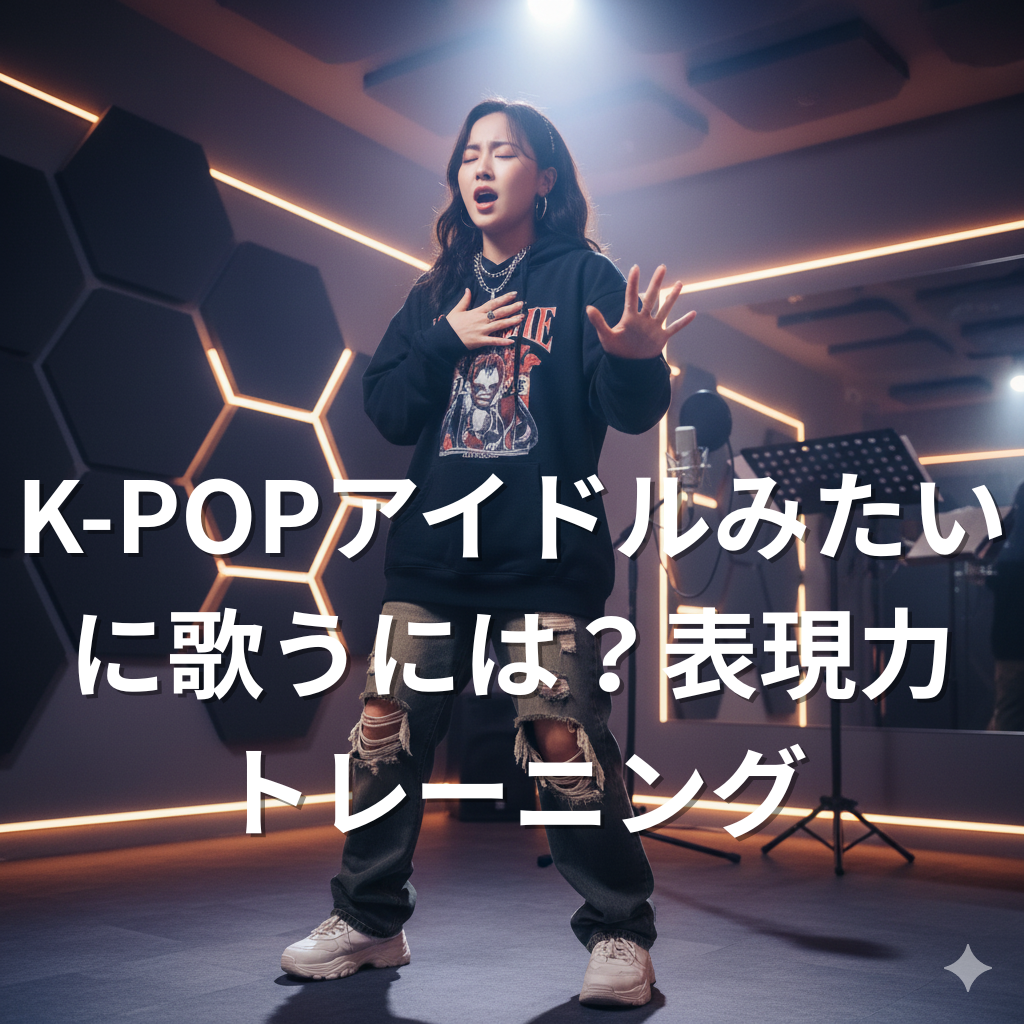 🎤K-POPアイドルみたいに歌いたい！表現力アップの秘訣とは？【ナユタス鹿児島中央校】