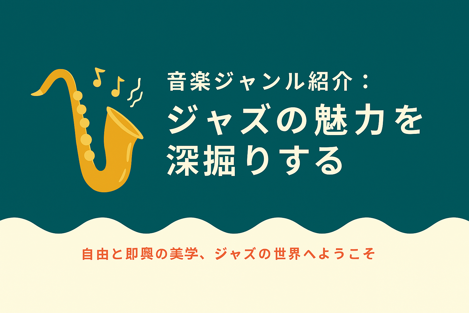 🎶自由と即興の美学、ジャズの世界へようこそ【NAYUTAS大橋校】