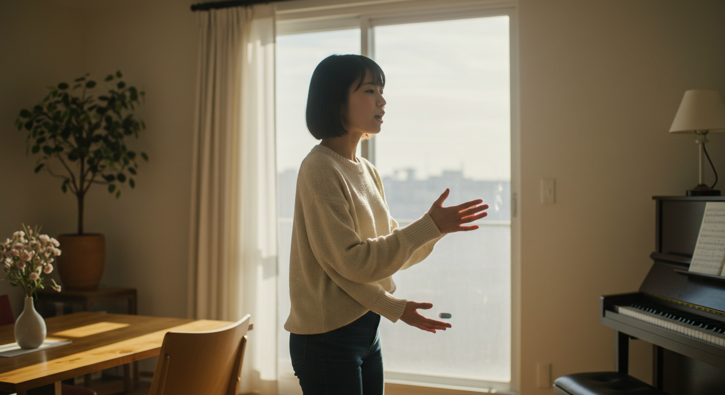 「母音 “i／e／a／o／u” の当て方で声が劇的に変わる理由」