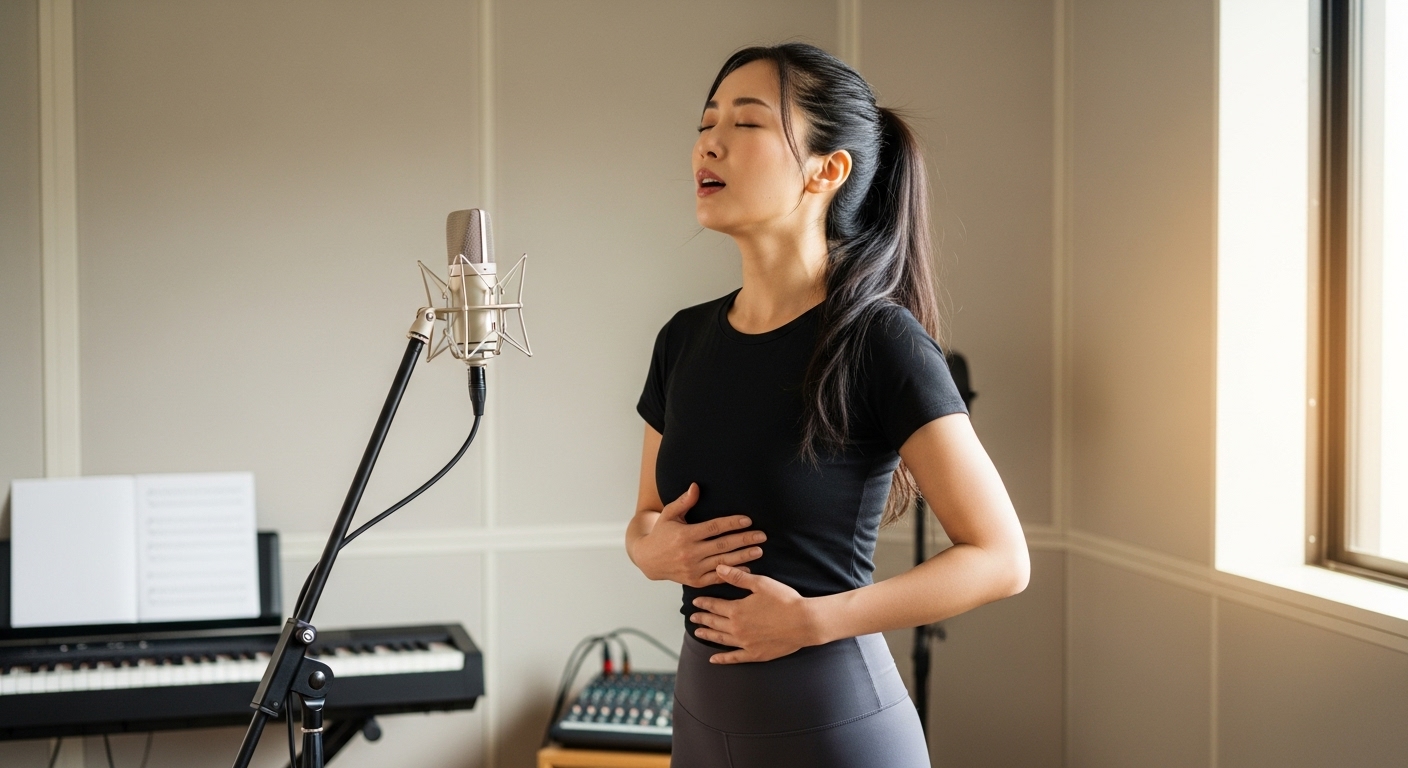 「曲の“フレーズごとに息継ぎ場所を見つける技術”」