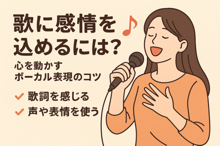 🎤歌に感情を込めるには？心を動かすボーカル表現のコツ