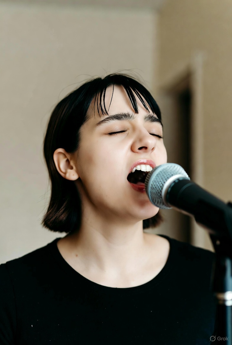 歌う時に喉が力んでしまう