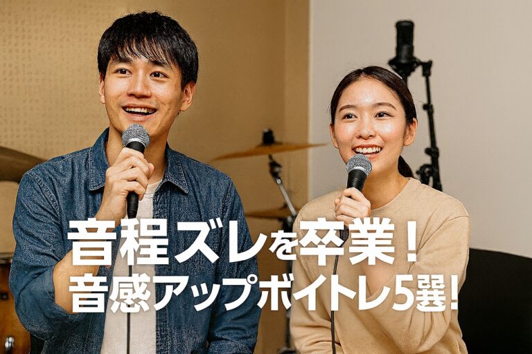 音程ズレを卒業！初心者でもできる“音感アップ”ボイトレ５選