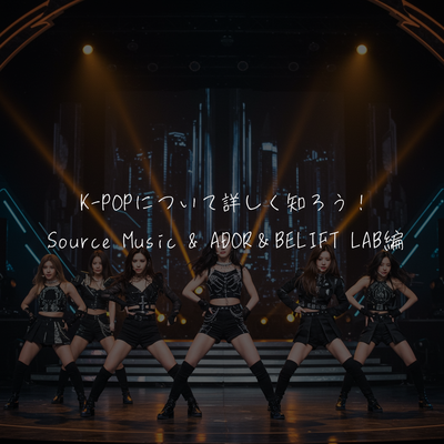 K-POPについて詳しく知ろう！Source Music & ADOR＆BELIFT LAB編