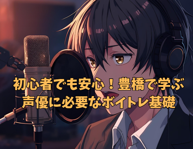初心者でも安心！豊橋で学ぶ声優に必要なボイトレ基礎