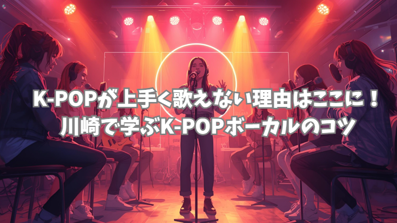 K-POPが上手く歌えない理由はここに！川崎で学ぶK-POPボーカルのコツ