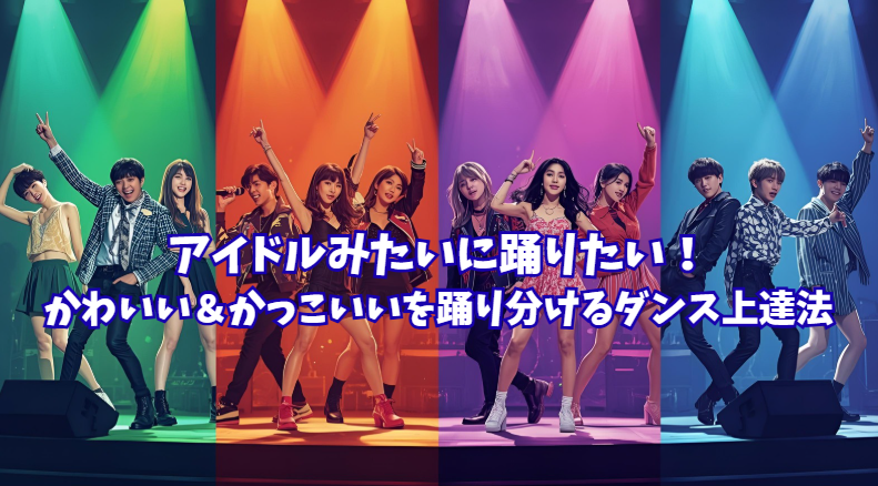 アイドルみたいに踊りたい！かわいい＆かっこいいを踊り分けるダンス上達法【NAYUTAS高田馬場校】