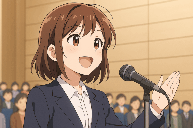 🎤人前でのスピーチが苦手な方必見!NAYUTASセンター北校の話し方レッスンで自信をつける方法✨