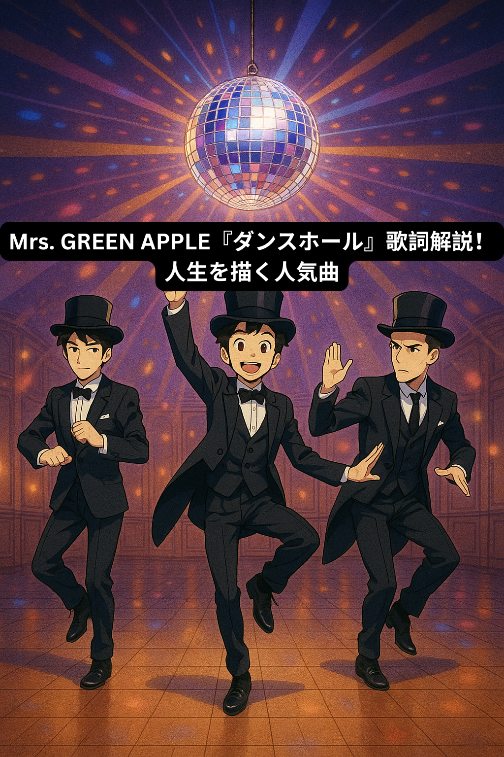 Mrs. GREEN APPLE『ダンスホール』歌詞解説！人生を描く人気曲  [所沢のボイトレ教室]ナユタス所沢校