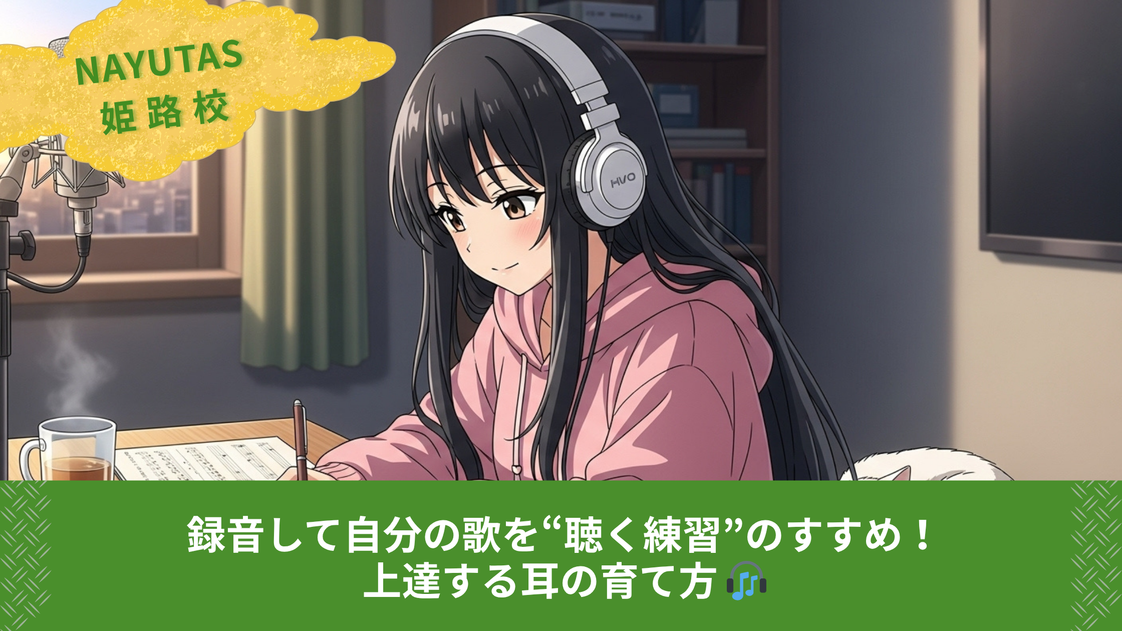録音して自分の歌を“聴く練習”のすすめ!上達する耳の育て方 🎧