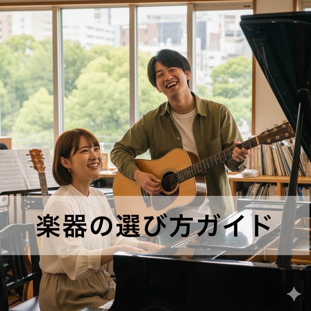 【楽器初心者のための】ピアノ・ギター選び方ガイド