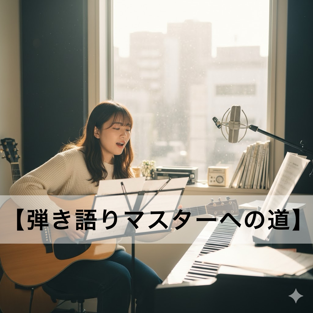【弾き語りマスターへの道】蒲田でギター・ピアノ＆ボイトレを一緒に受講