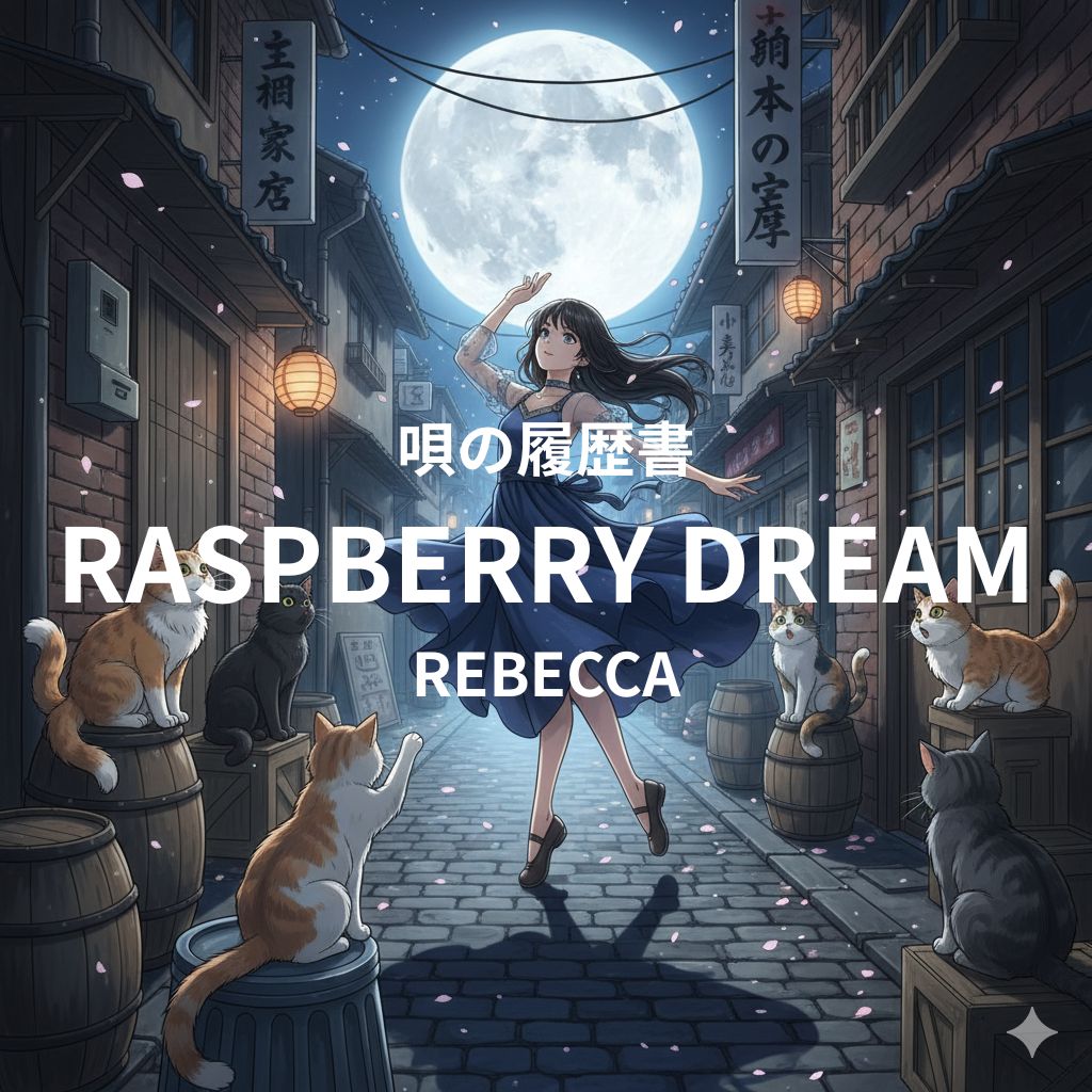 唄の履歴書「RASPBERRY DREAM」(REBECCA)~ボイトレ・ダンス・ギター無料体験受付中 ナユタス府中校