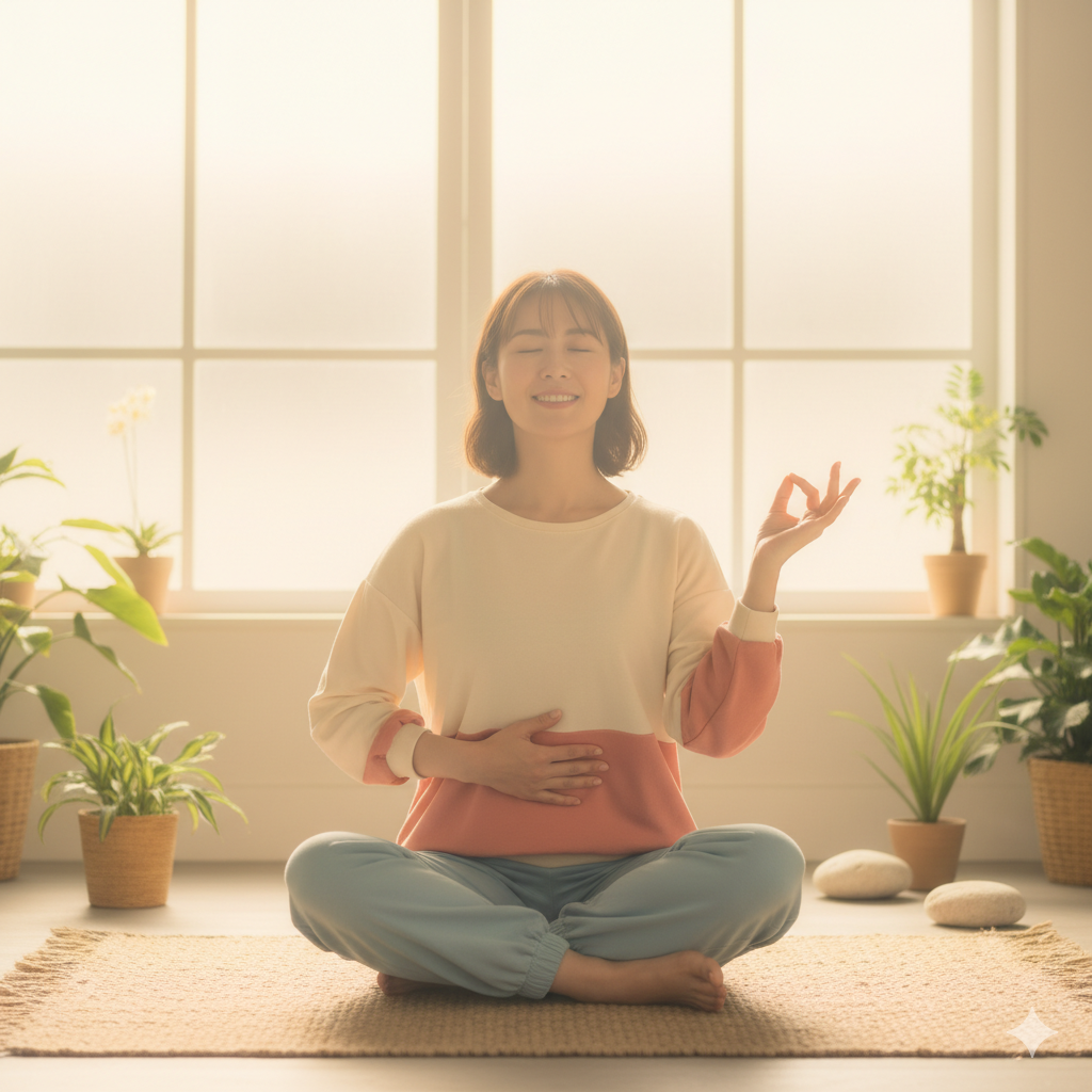 ヨガ式呼吸でリラックスして歌う方法