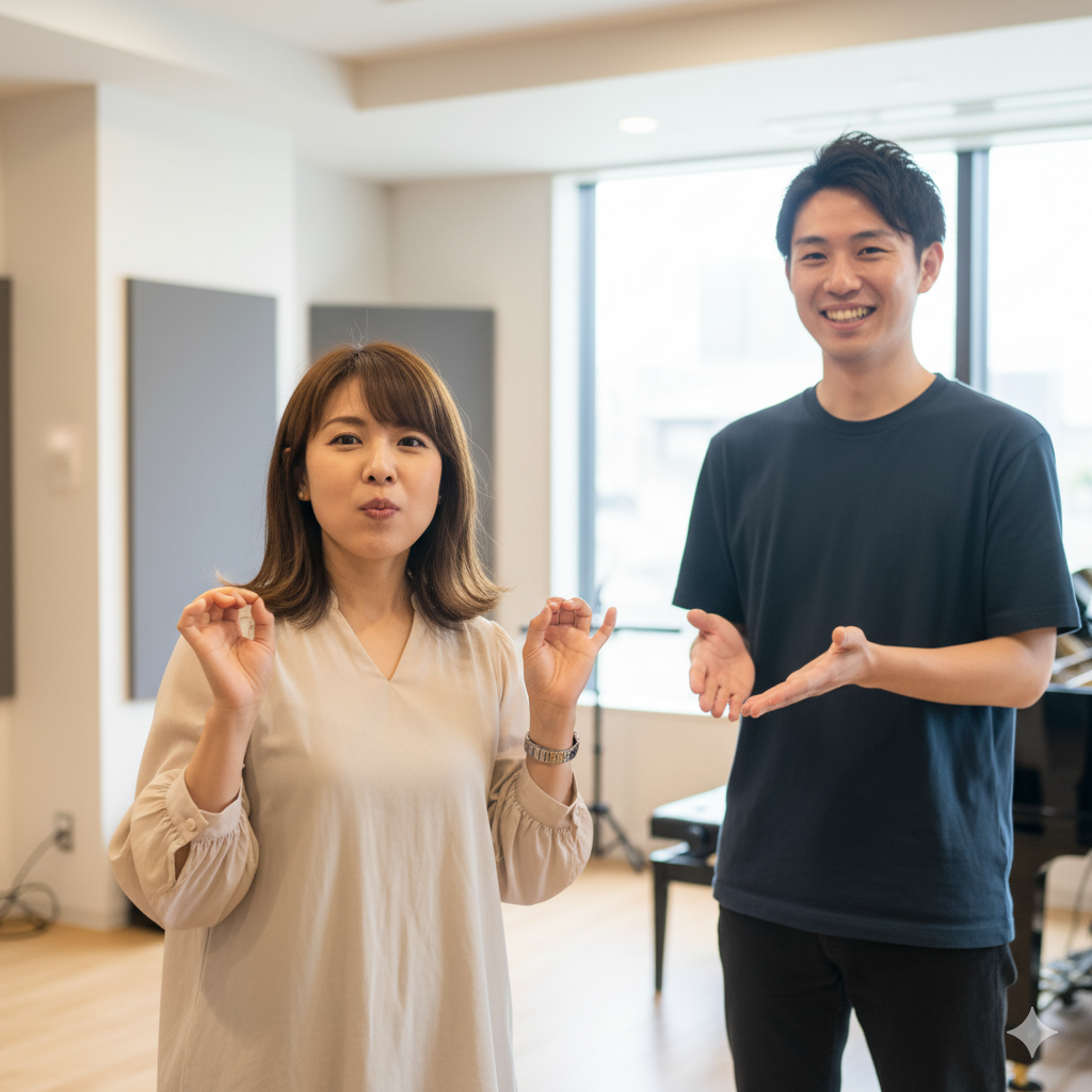 口周りの筋トレで声の若返り！？