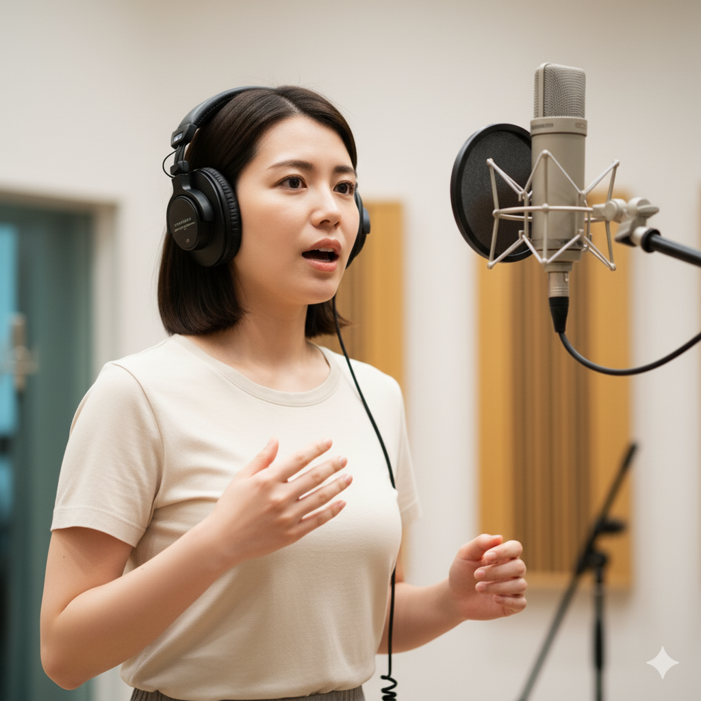 ナレーション風発声で感情を込める体験🎧