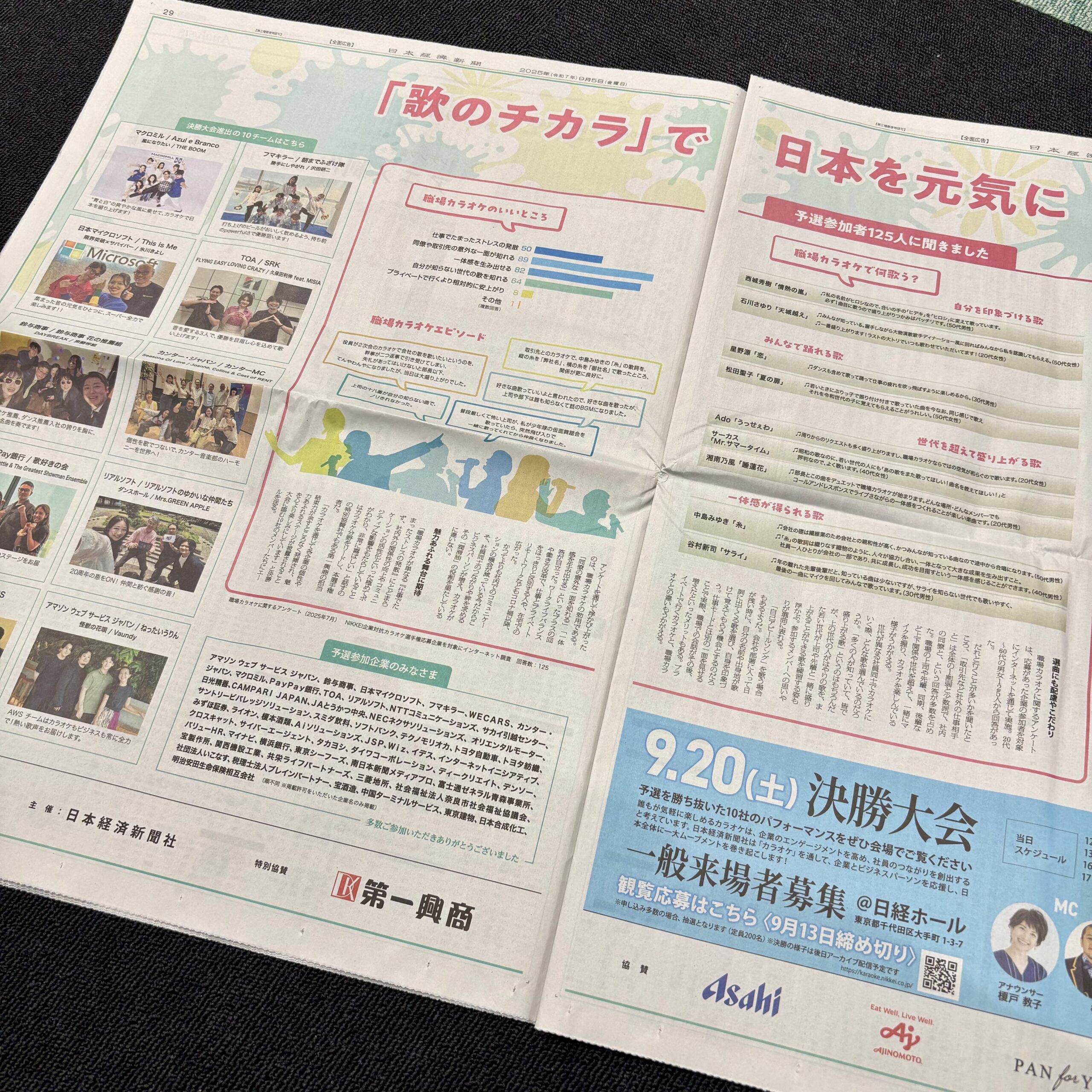 NIKKEI企業退校対抗カラオケ選手権【埼玉ボイトレスクール・ナユタス川口校】