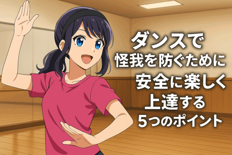 ダンスで怪我を防ぐために！安全に楽しく上達する5つのポイント