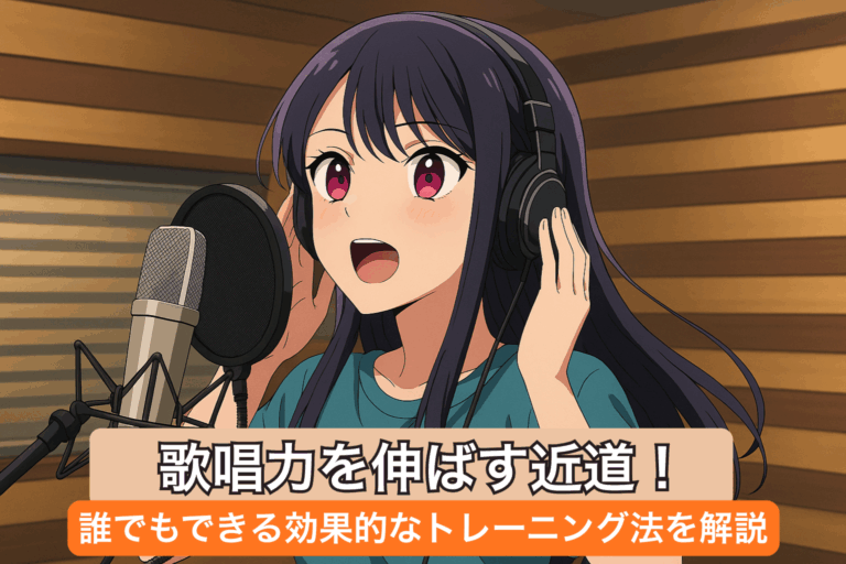 歌唱力を伸ばす近道！誰でもできる効果的なトレーニング法を解説