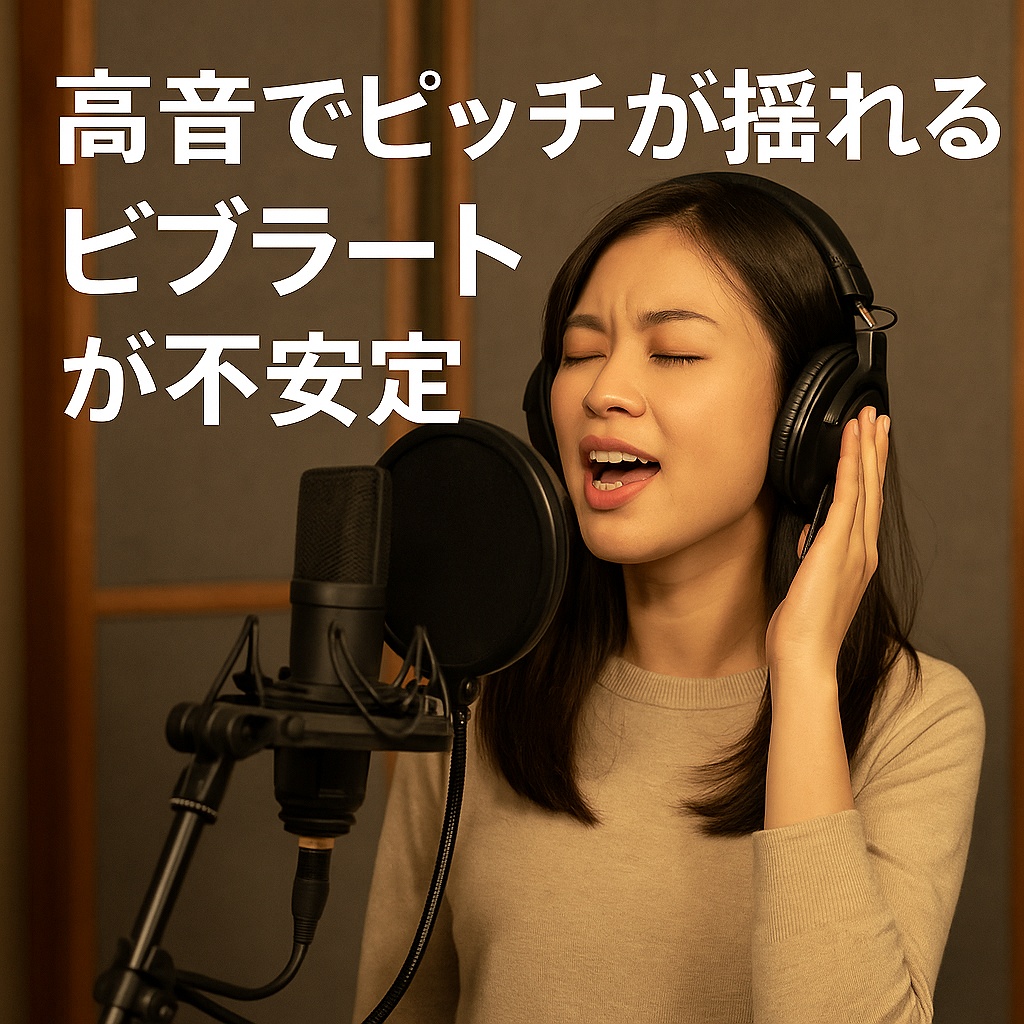 高音でピッチが揺れる…？ビブラートが不安定な人に共通する“本当の原因”と改善のヒント