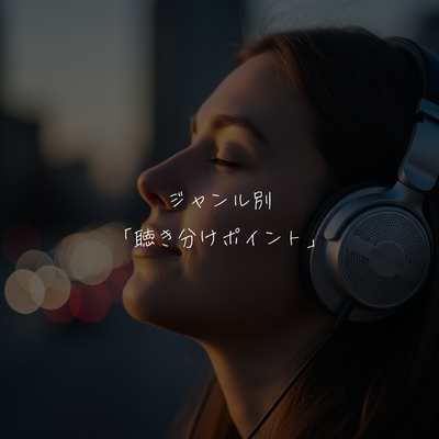ジャンル別「聴き分けポイント」🎧️