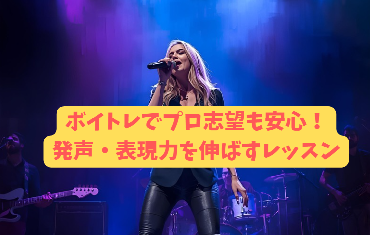 川崎 ボイトレでプロ志望も安心！発声・表現力を伸ばすレッスン
