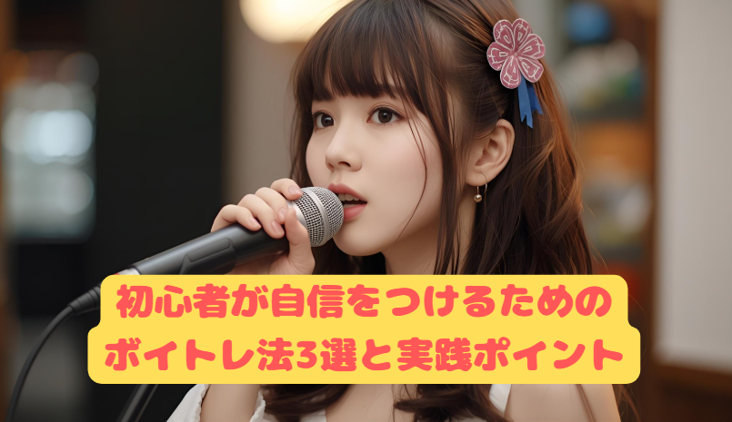 歌が苦手でも大丈夫！川崎で初心者が自信をつけるためのボイトレ法3選と実践ポイント