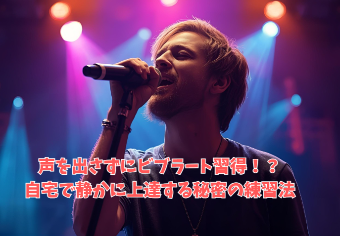 声を出さずにビブラート習得！？自宅で静かに上達する秘密の練習法