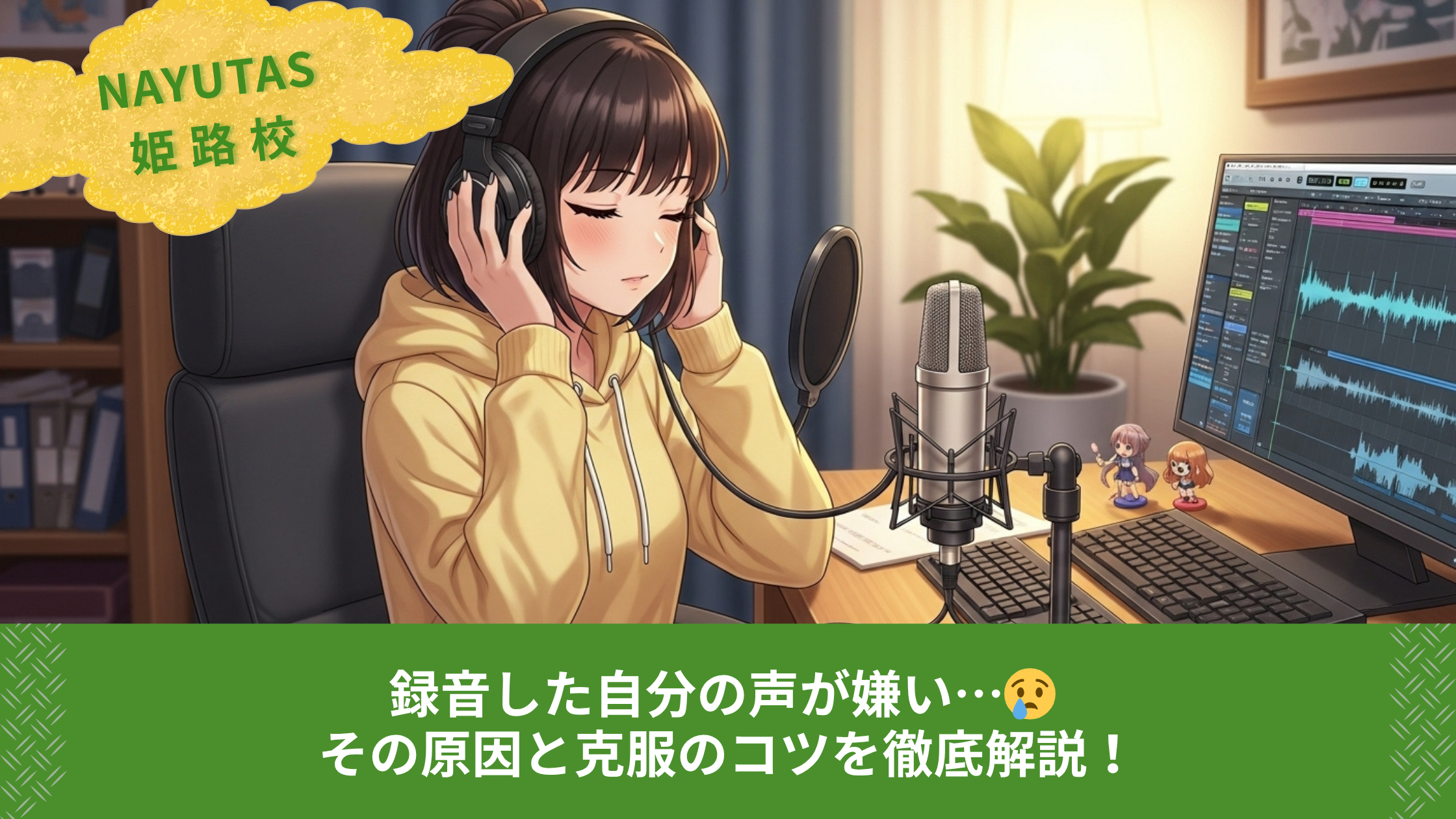 録音した自分の声が嫌い…😢 その原因と克服のコツを徹底解説！