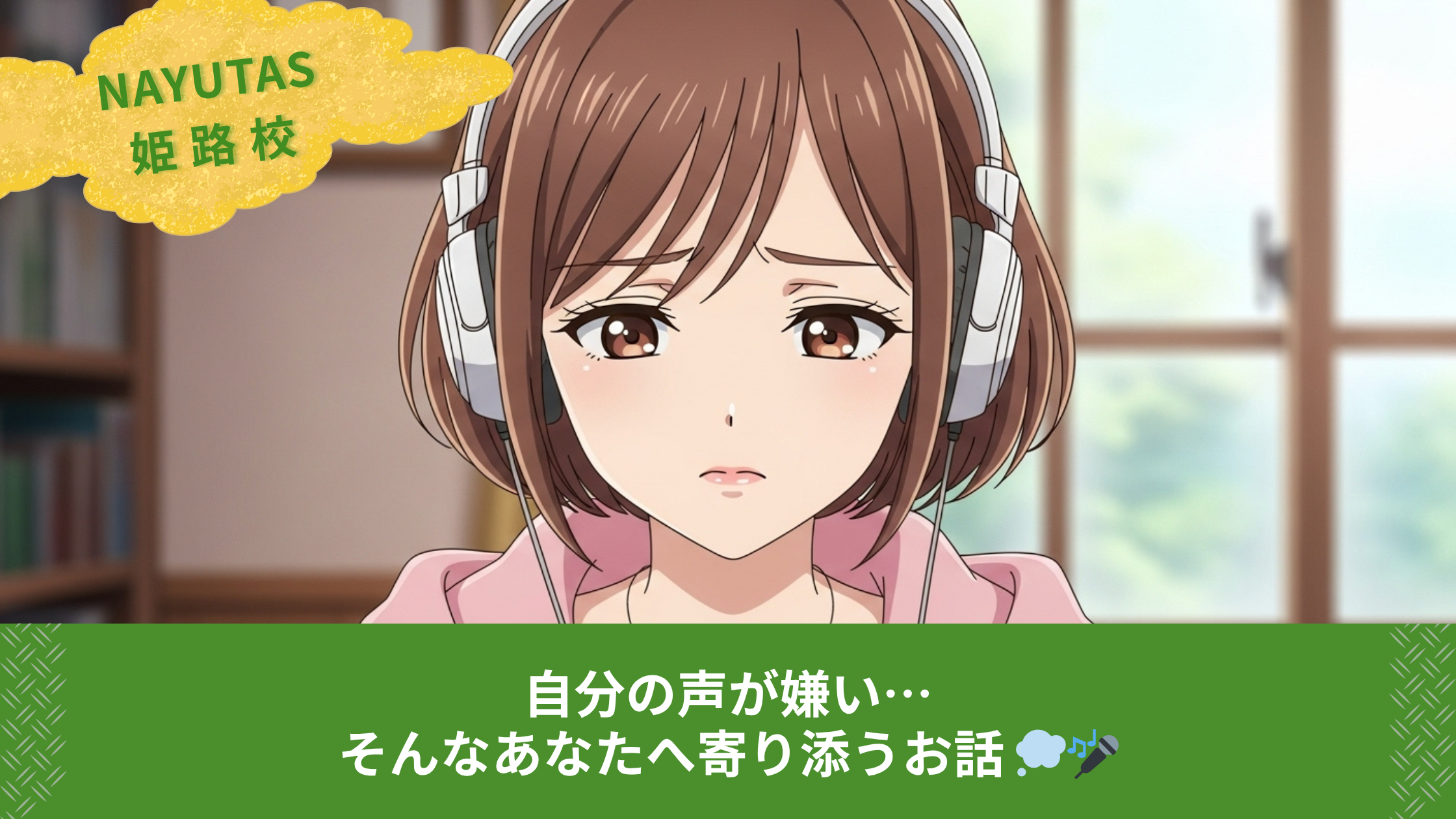 自分の声が嫌い…そんなあなたへ寄り添うお話 💭🎤
