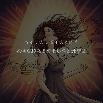 超高音「ホイッスルボイス」の出し方と練習法！