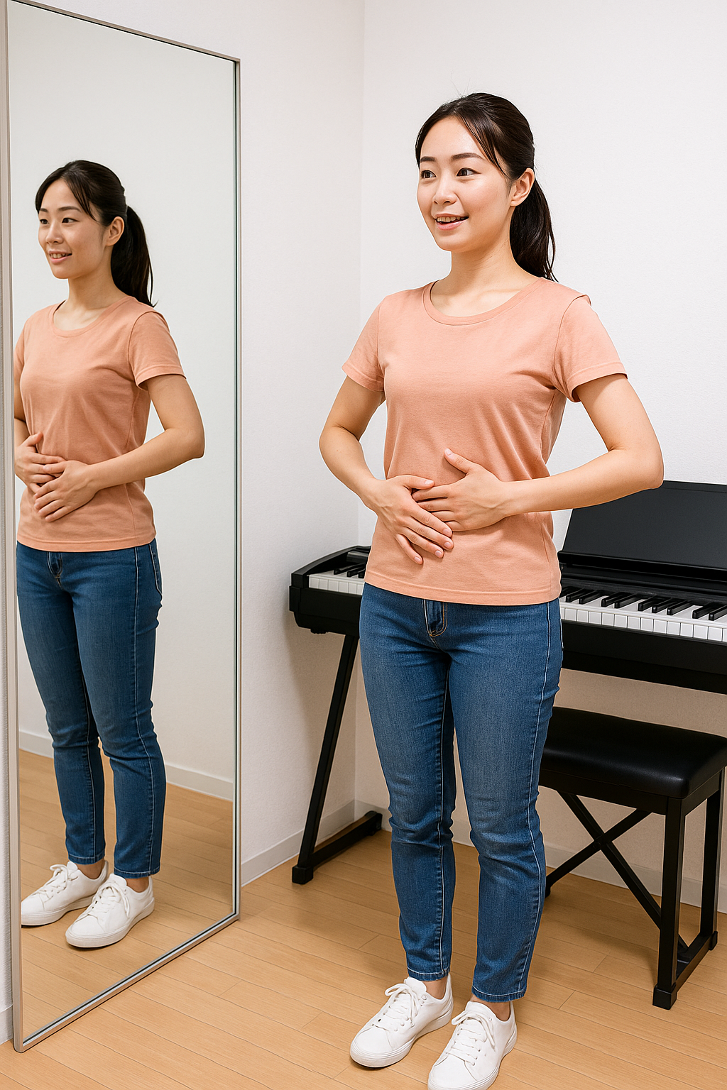 ロングトーンで鍛える腹式呼吸！お腹の支えを感じる練習法　[所沢のボイトレ教室]ナユタス所沢校