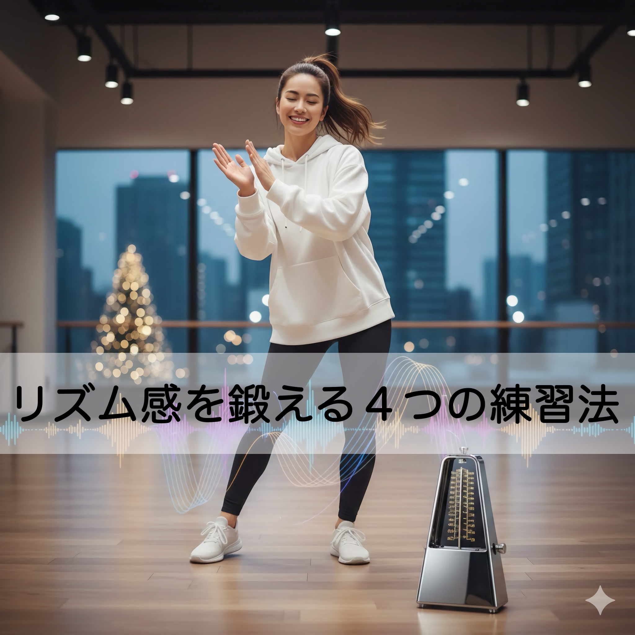 リズム感を鍛える4つの練習法【蒲田ダンス基礎講座】🎵