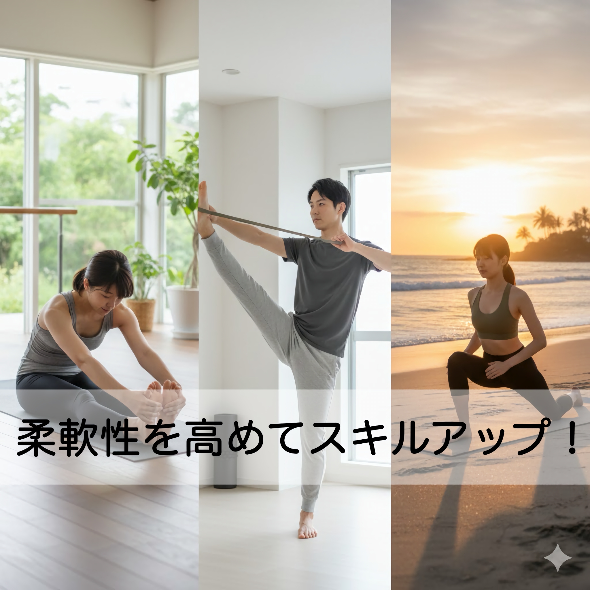 体の柔軟性を高める4つのストレッチ法【蒲田ダンス基礎講座】