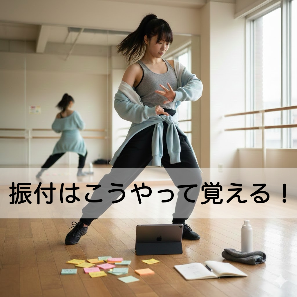 【振り覚えを早くしたい！！】振付を早く覚える5つのテクニック