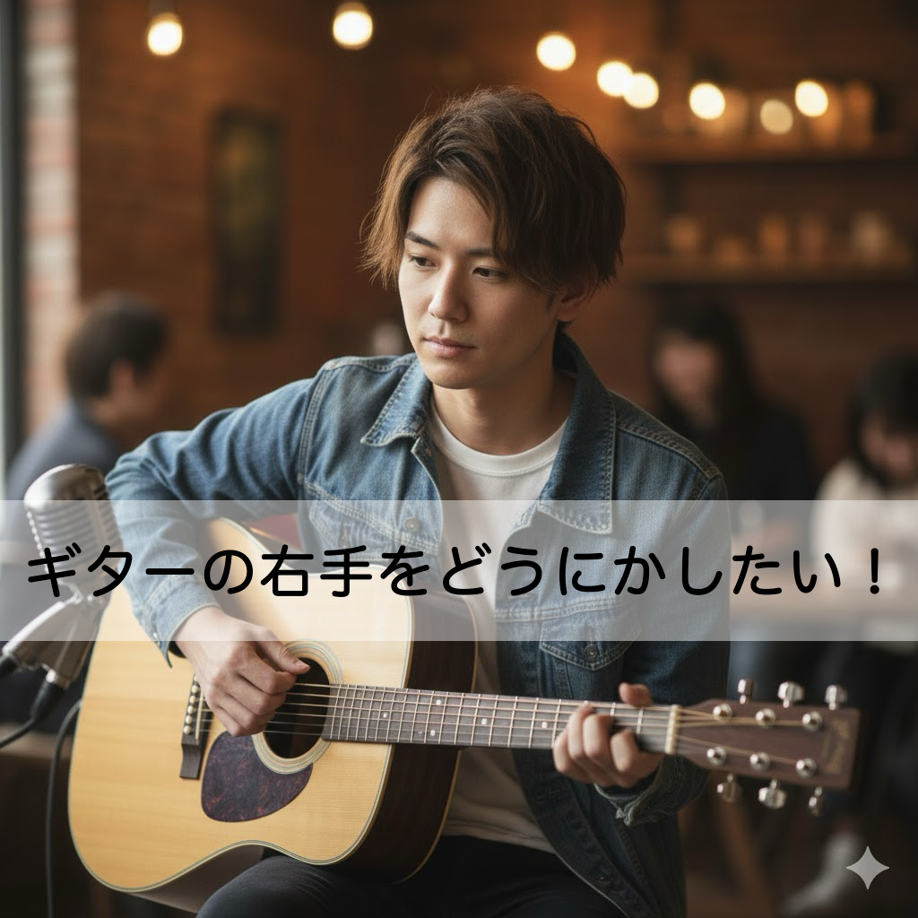 【ギターの右手をどうにかしたい！】ストロークのリズムを安定させる3つのコツ