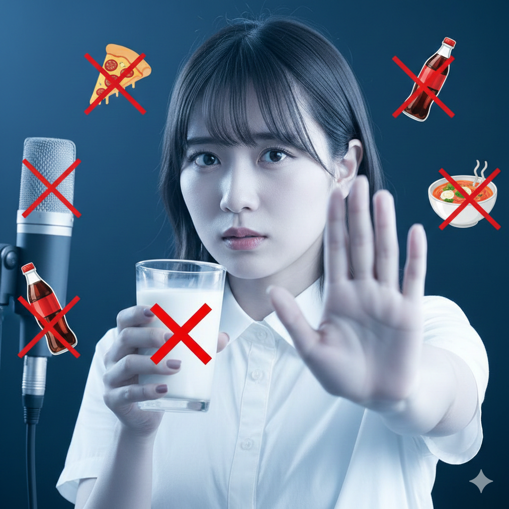 【NAYUTAS鹿児島中央校】歌う前に牛乳はNG？ボーカリストが避けるべき飲食物 🥛🚫
