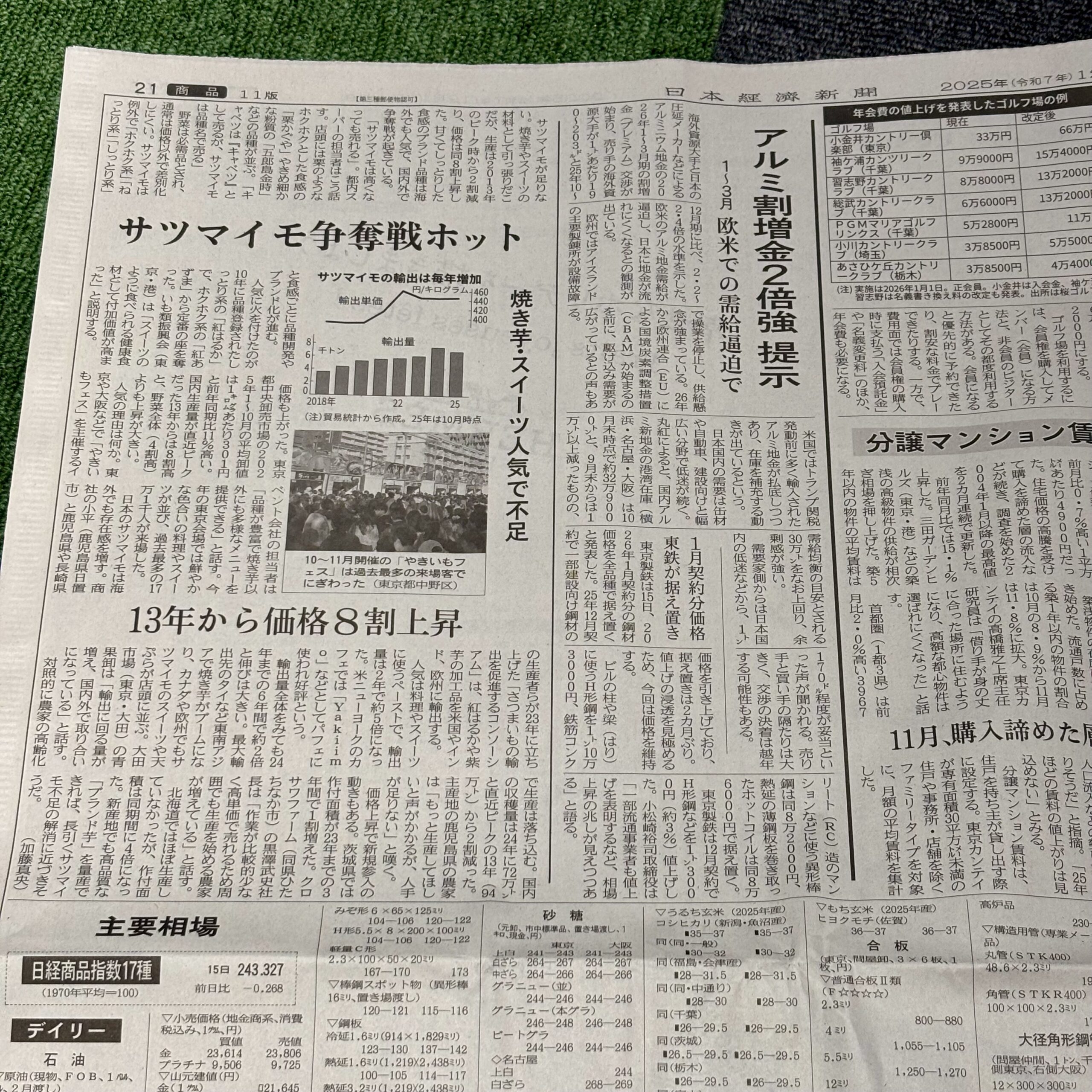 サツマイモが国内外で大人気！（埼玉ボイトレスクール・ナユタス川口校）