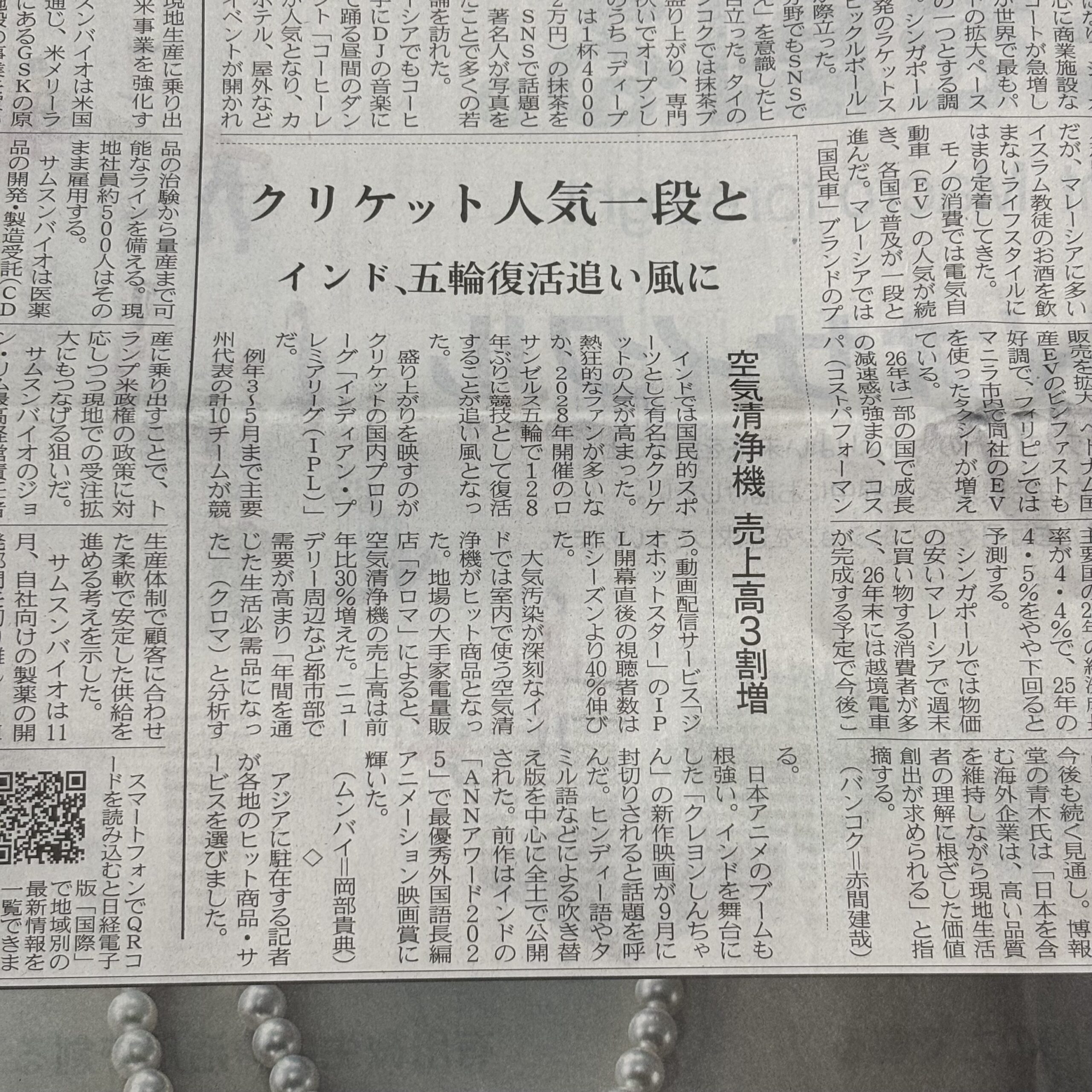 インドの国民的人気スポーツ・クリケット【埼玉ボイトレスクール・ナユタス川口校】