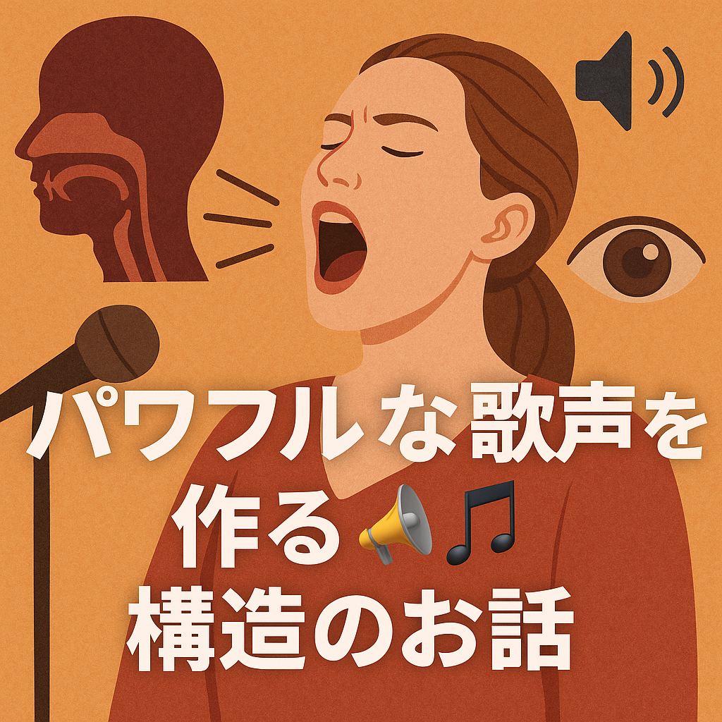 パワフルな歌声を作る🗣️🎵構造のお話👀