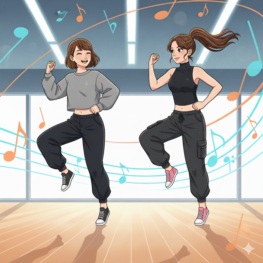 運動不足解消におすすめ🎶まずは簡単ダンスステップから 【明石でボイトレ&ダンスするならNAYUTAS明石校】