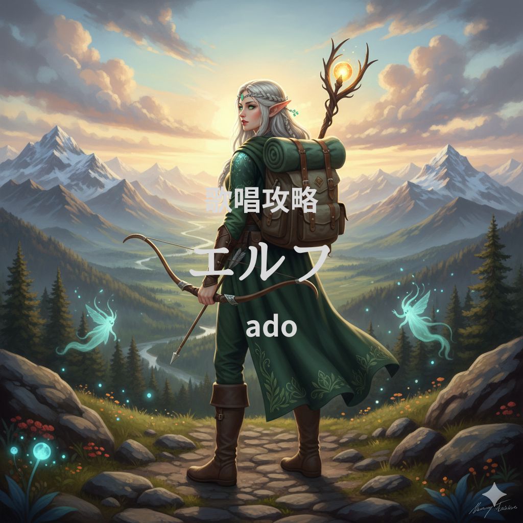 「エルフ」（Ado）歌唱攻略！～ボイトレ・ダンス・ギター無料体験受付中　ナユタス府中校