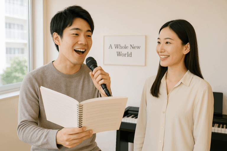 【ホール・ニュー・ワールドの歌い方】アラジンのように歌うコツを徹底解説！ 【所沢のボイトレ教室】ナユタス所沢校