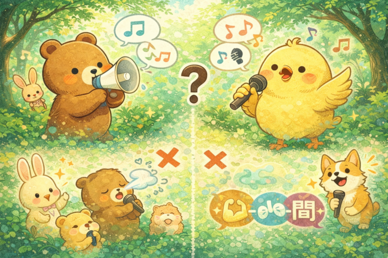 🌱会話の声と歌の声はどう違う？共通する基礎とは🌱